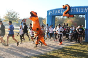 Strides for Shelter 5K starting gate